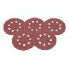 HOJA DE LIJADO LIJADORA ORBITAL 8 AGUJEROS Ø125 MM G 120   CAJA 5 UNID.