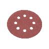 HOJA DE LIJADO LIJADORA ORBITAL 8 AGUJEROS Ø125 MM G 120   CAJA 5 UNID.