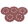 HOJA DE LIJADO LIJADORA ORBITAL 8 AGUJEROS Ø125 MM G 180   CAJA 5 UNID.