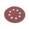 HOJA DE LIJADO LIJADORA ORBITAL 8 AGUJEROS Ø125 MM G 180   CAJA 5 UNID.
