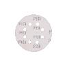 HOJA DE LIJADO LIJADORA ORBITAL 8 AGUJEROS Ø125 MM G 180   CAJA 5 UNID.
