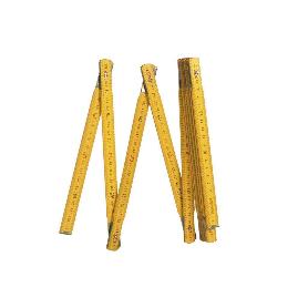 REGLA DE MADERA 2M. COLOR AMARILLO