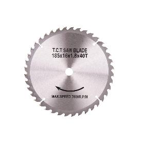 DISCO CORTE PARA MADERA Ø185 MM X 16 MM X 1,8 MM X 40 DIENTES
