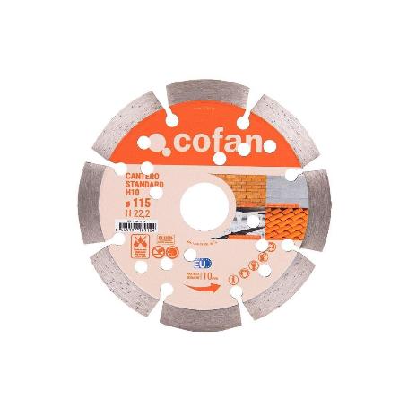 DISCO DIAMANTE CANTERO STANDARD H-10MM, 115MM