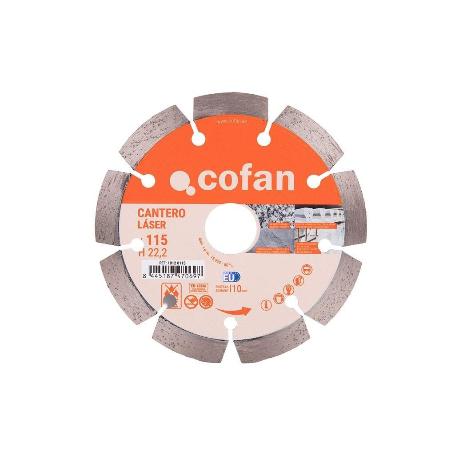 DISCO DIAMANTE MODELO CANTERO 115MM.