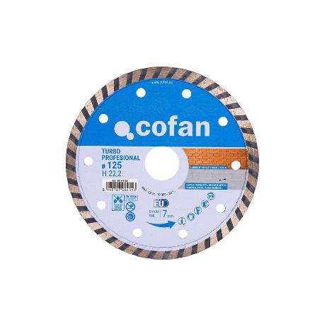 DISCO DIAM.TURBO PROFESIONAL 125MM.