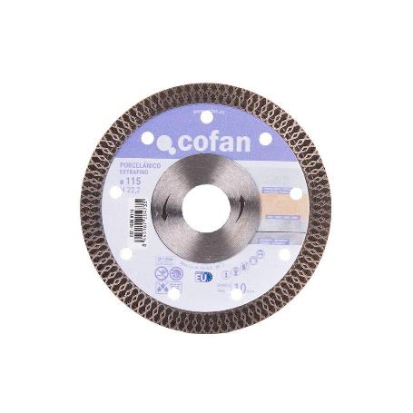 DISCO DIAMANTE PORCELANICO EXTRAFINO H-10MM, 115MM