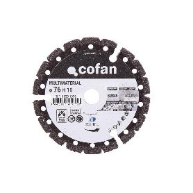 DISCO DIAM. MULTIMATERIAL 76MM H10