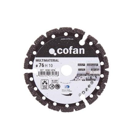 DISCO DIAM. MULTIMATERIAL 76MM H10