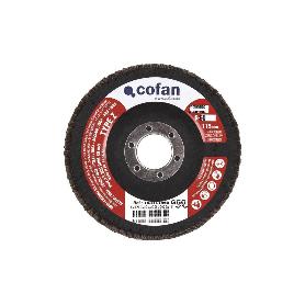 DISCO LAMINADO ESTANDAR INCLINADO 115 MM. G-40 ZIRCONIO VENTA UNITARIA
