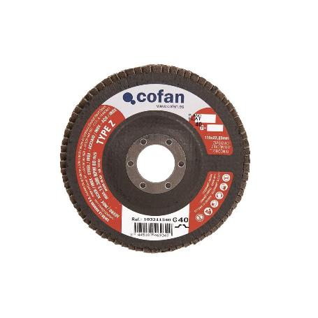 DISCO LAMINADO ESTANDAR PLANO 115 MM. G-120 ZIRCONIO   CAJA 5 UNID.