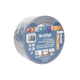 CINTA AMERICANA GRIS 180 MICRAS 50 MM X 25 M