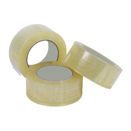 PRECINTO ACRILICO TRANSPARENTE 45 MICRAS 48MM X 132MTS