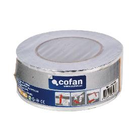 CINTA DE ALUMINIO 30 MICRAS 50 MM X 45 M