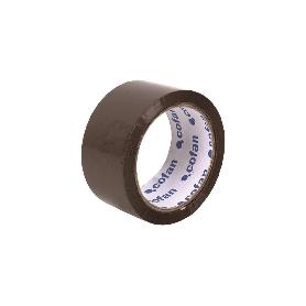 PRECINTO ACRILICO MARRON 45 MICRAS 48 MM X 132 METROS