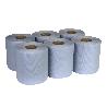 PAPEL SECAMANOS RECICLADO AZUL 90MTS (6ROLLOS)