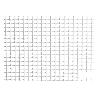 MALLA PLAST. CUADRADA JARDIN 5MM BLANCO 1X25M