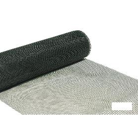 MALLA PLAST. CUADRADA JARDIN 10MM VERDE 1X25M
