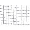 MALLA PLAST. CUADRADA JARDIN 10MM BLANCO 1X25M
