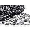 MALLA PLAST. CUADRADA JARDIN 10MM GRIS PLATA 1X25M