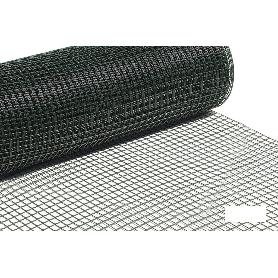MALLA PLAST. CUADRADA JARDIN 20MM VERDE 1X25M