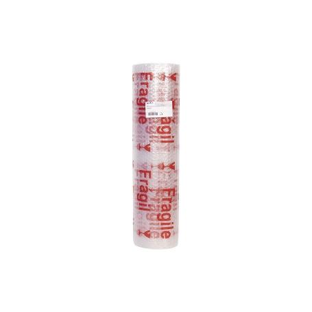 ROLLO DE PLÁSTICO DE BURBUJA FRÁGIL 40 G/M2, 0,6 X 5 M