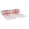 ROLLO DE PLÁSTICO DE BURBUJA FRÁGIL 40 G/M2, 0,6 X 5 M