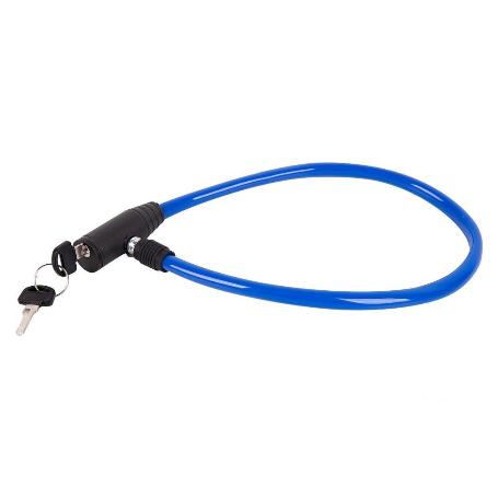 CANDADO DE BICICLETA CON CABLE DE ACERO Ø5 MM 500 MM