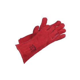 GUANTE ROJO SOLDADOR   CAJA 12 UNID.