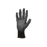 GUANTE 100% POLIEST. IMPREG. PU NEGRO T-11   CAJA 12 UNID.