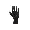 GUANTE 100% POLIEST. IMPREG. PU NEGRO T-8   CAJA 12 UNID.