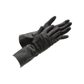 GUANTE NEGRO NEOPRENO 100% T 9   CAJA 12 UNID.