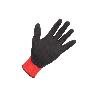 GUANTE IMPREGNADO SANDY COATED ROJO/NEGRO TALLA 8   CAJA 12 UNID.