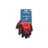 GUANTE IMPREGNADO SANDY COATED ROJO/NEGRO TALLA 8   CAJA 12 UNID.