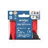GUANTE IMPREGNADO SANDY COATED ROJO/NEGRO TALLA 9   CAJA 12 UNID.