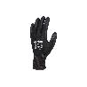 GUANTE SOPORTE POLIESTER IMPREGNADO LATEX NEGRO T-7 VENTA UNITARIA