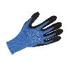 GUANTE IMPREGNADO CON PUNTOS AZULES DE NITRILO TALLA 11 VENTA UNITARIA