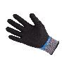 GUANTE IMPREGNADO SANDY DOBLE CAPA DE NITRILO AZUL TALLA 7 VENTA UNITARIA
