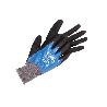GUANTE IMPREGNADO SANDY DOBLE CAPA DE NITRILO AZUL TALLA 8   CAJA 12 UNID.
