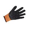 GUANTE NARANJA FLUOR CON REVESTIMIENTO LATEX TERMICO T-10   CAJA 12 UNID.