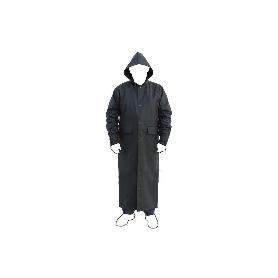 ABRIGO LARGO DE LLUVIA VERDE PU/PVC TALLA XL