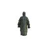 ABRIGO DE LLUVIA VERDE POLIESTER/PVC TALLA-M