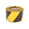 CINTA BALIZAM. AMARILLA/NEGRA 80MM X 200MTS