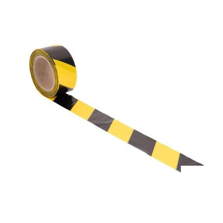CINTA BALIZAM. AMARILLA/NEGRA 50MM X 100MTS
