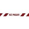 CINTA BALIZ. NO PASAR  80MMX100MTS
