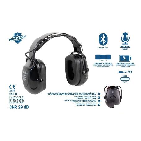 CASCOS ANTIRRUIDO SNR 29 DB CON BLUETOOTH