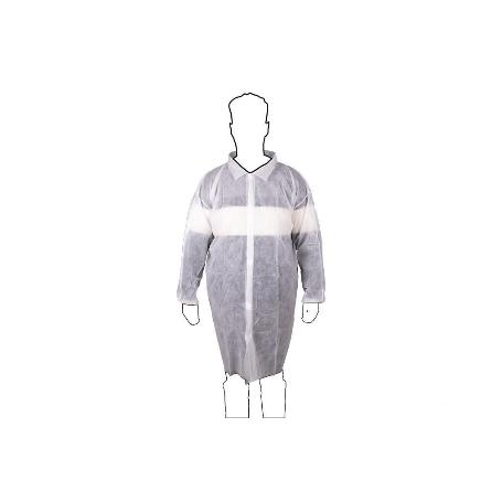 BATA BLANCA DESECHABLE DE PP TALLA ÚNICA
