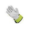 GUANTE VACUNO AMERICANO AMARILLO FLÚOR TALLA 9   CAJA 12 UNID.