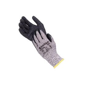 GUANTE ANTICORTE HPPE IMPREGNADO DE LATEX RUGOSO TALLA 6   CAJA 12 UNID.