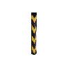 ESQUINERO RECTO 800X100X8MM AMAR/NEGRO